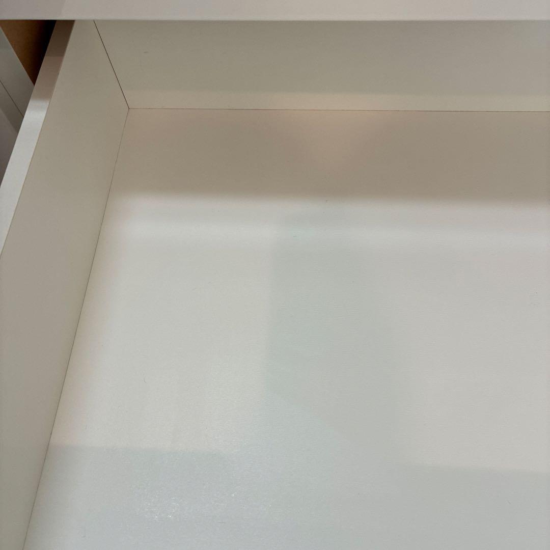 S*n様 【美品】即日発送可能　ホワイト キッチンカウンター 引き出し4つ