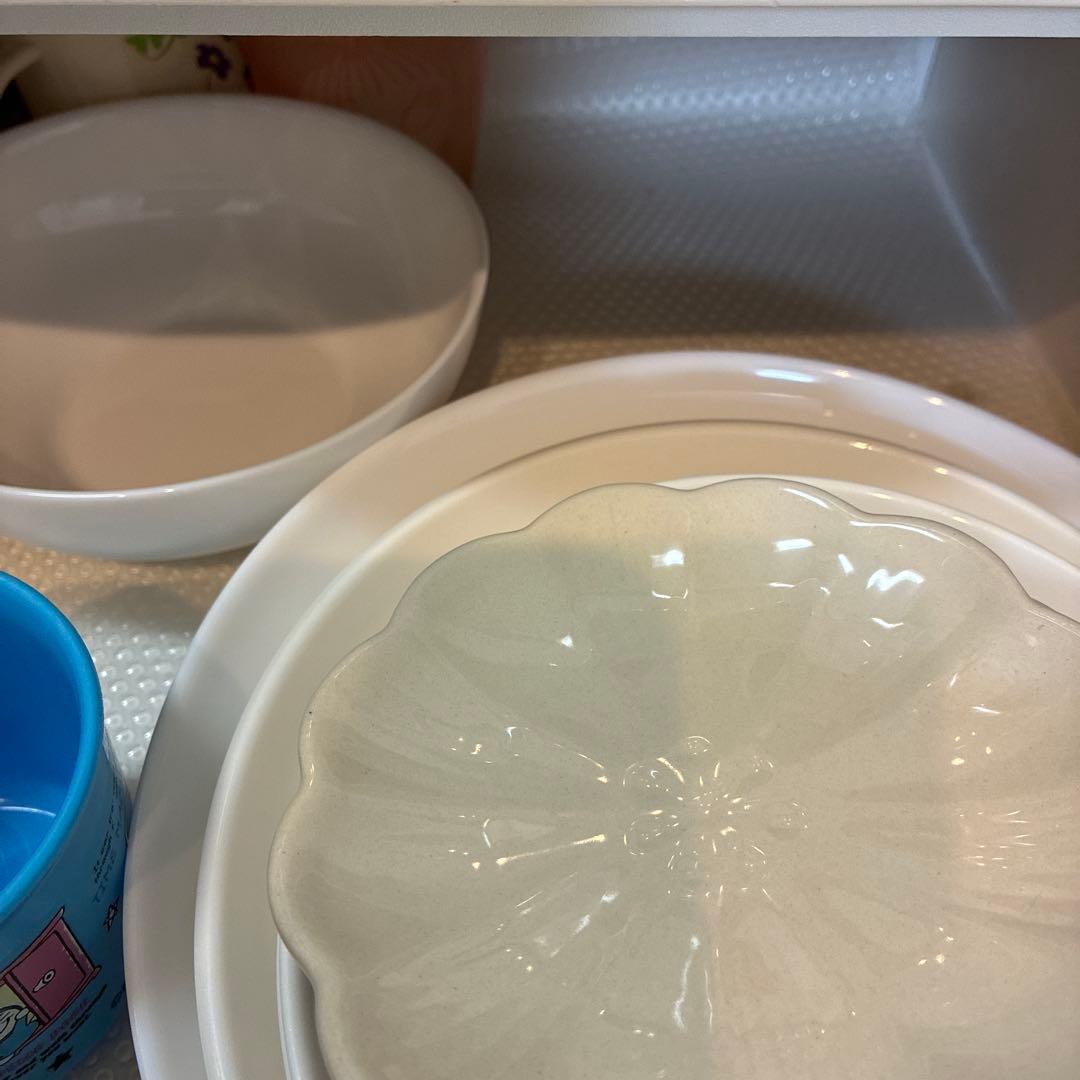 S*n様 【美品】即日発送可能　ホワイト キッチンカウンター 引き出し4つ