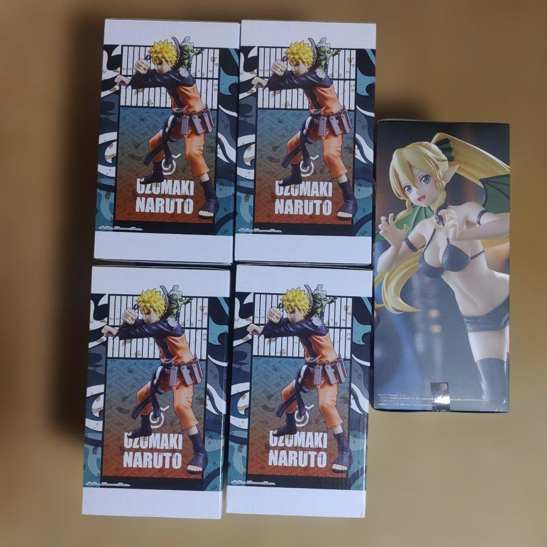 ナルト フィギュア4体セットとリー・ファー