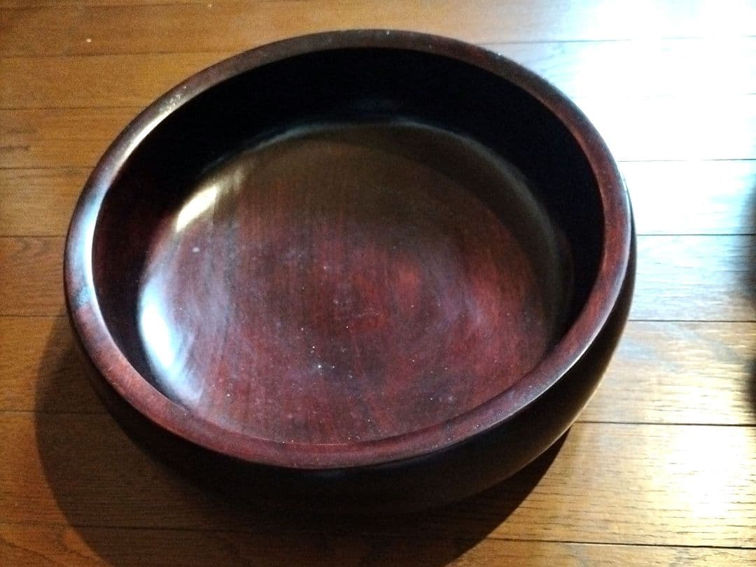 【古道具】一枚板塗こね鉢