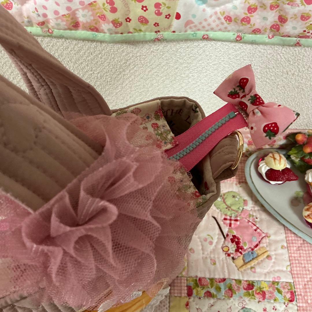 ゆ*ら様 ファスナー付きトートバッグ❣️ヌビ生地❣️着ぐるみクラウディちゃん❣️