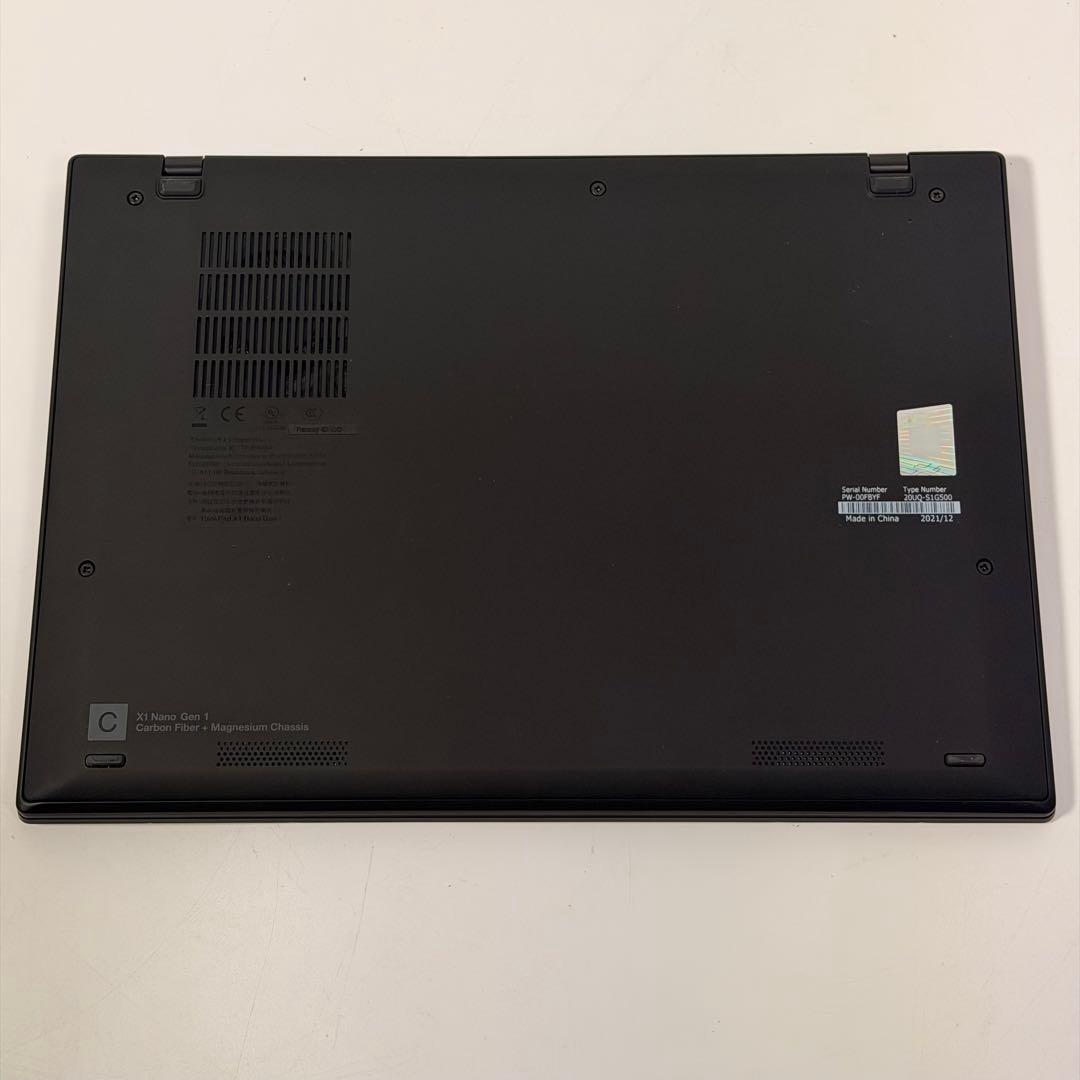 Windowsノート本体 18.ThinkPad X1 Nano Gen1 i5-11/ 8G/256G