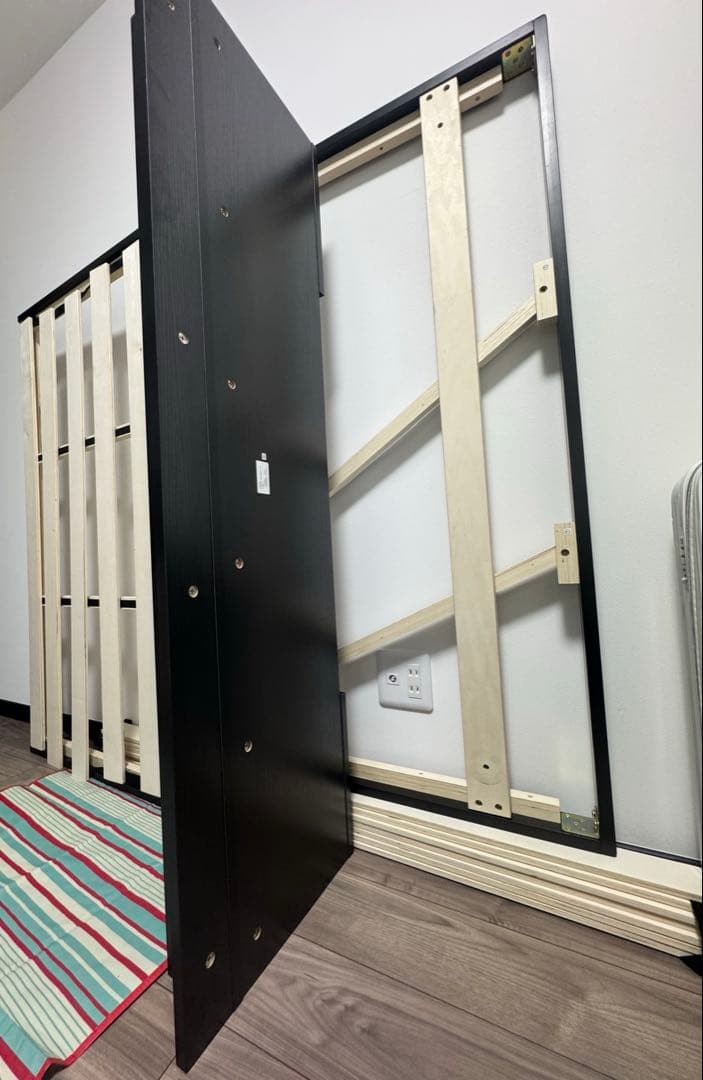 ダブル ブラック ステーションベッド