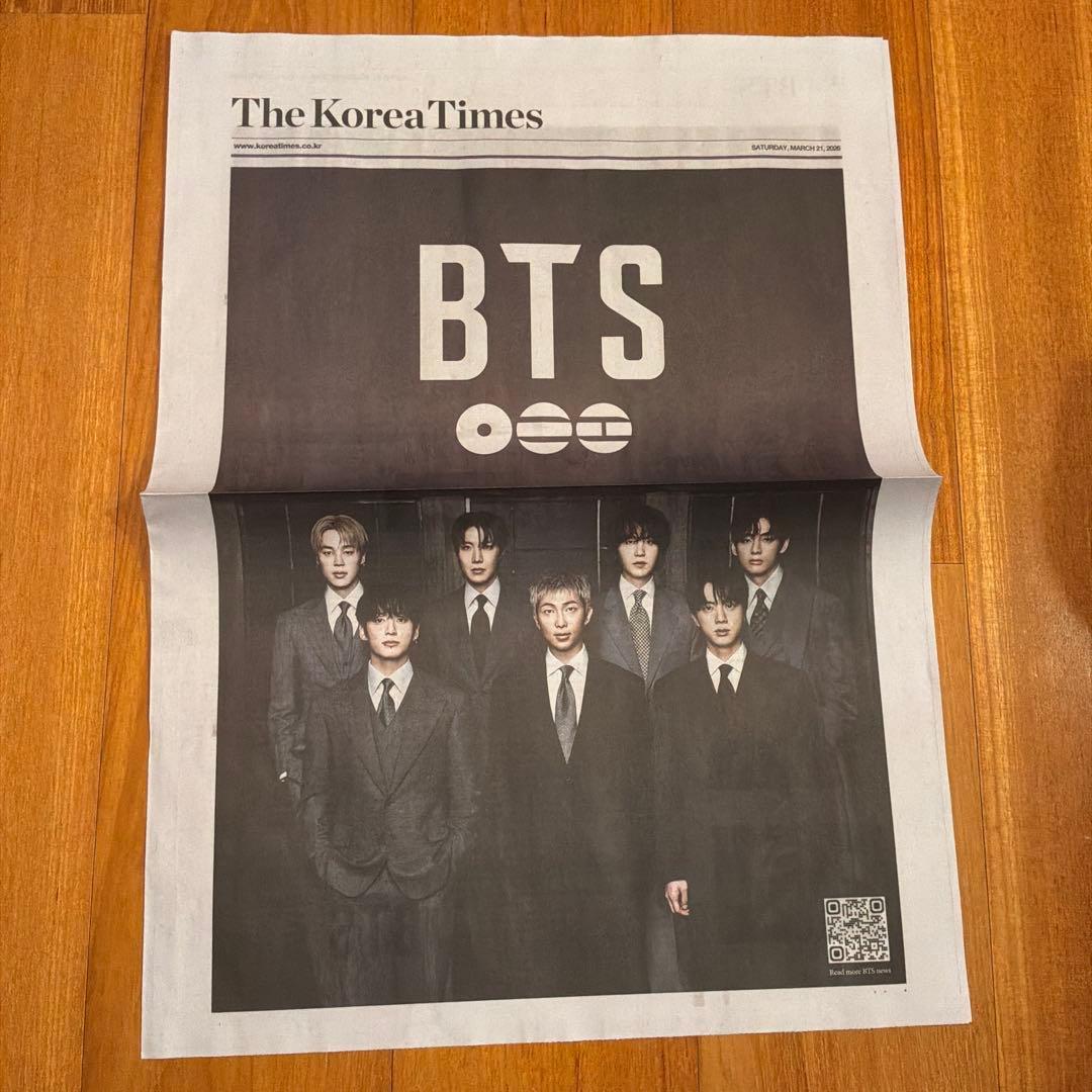 【現地限定・超希少】BTS「アリラン」復活カムバック公演 光化門広場 号外9種