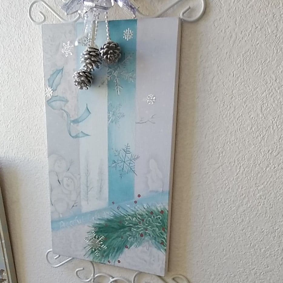 トールペイント作品クリスマススノマンです。