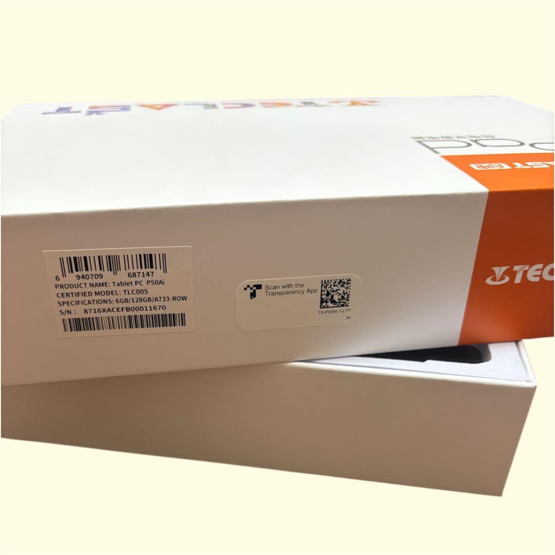 美品 TECLAST タブレットP50 AI 11インチ 128GB 保護ガラス