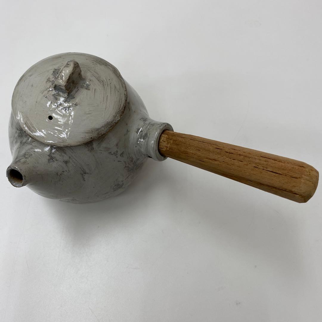 【未使用】　刷毛目　急須(しずく型)/馬場勝文