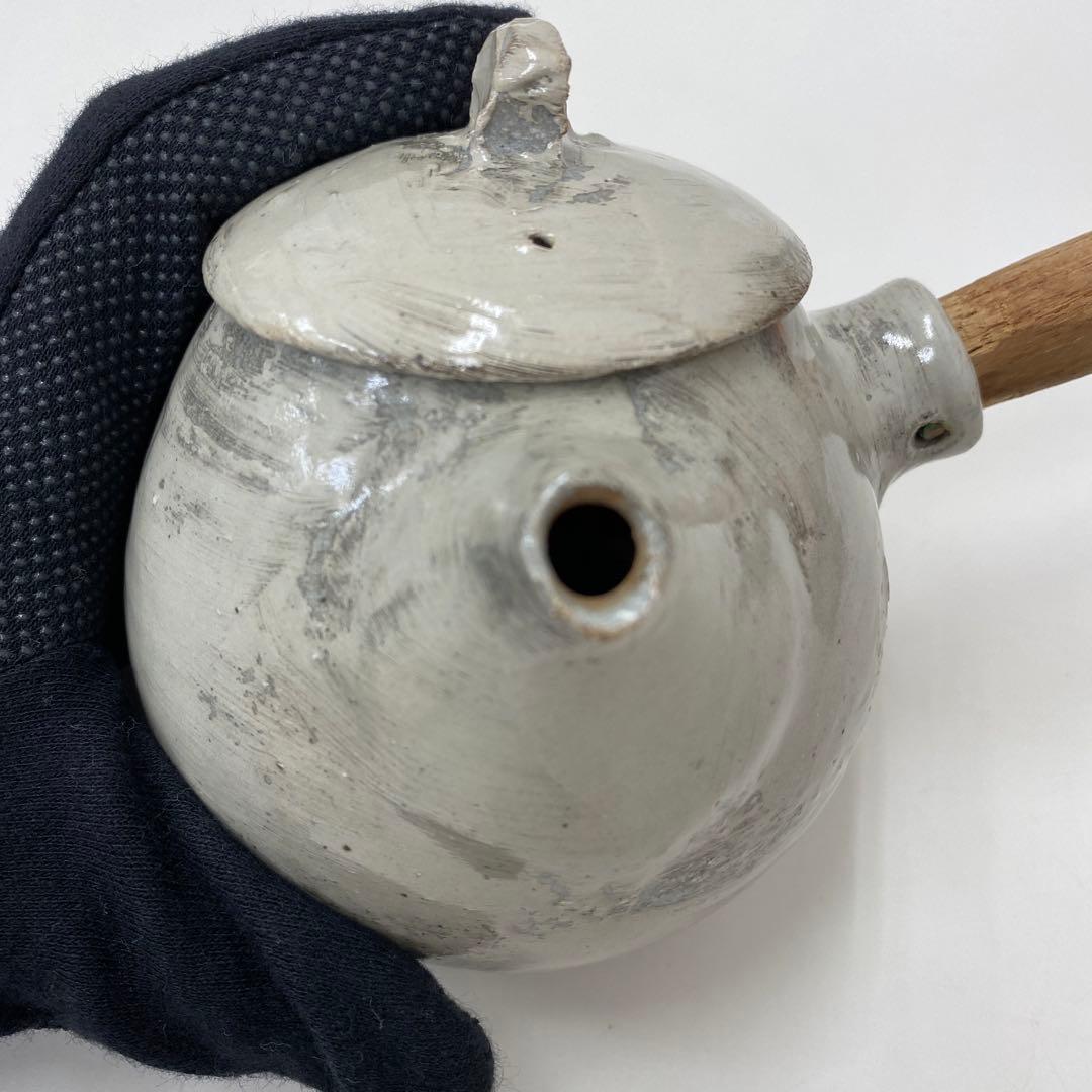 【未使用】　刷毛目　急須(しずく型)/馬場勝文