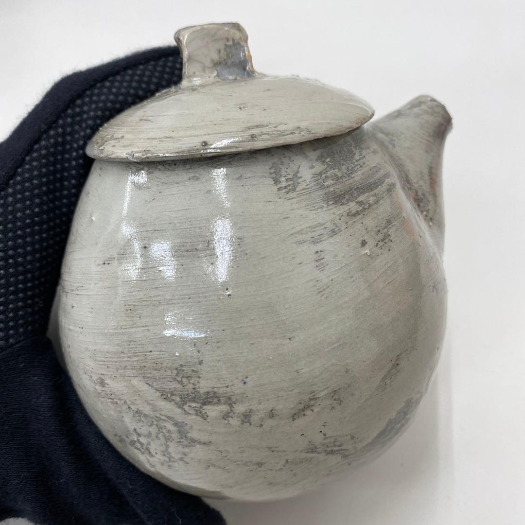 【未使用】　刷毛目　急須(しずく型)/馬場勝文