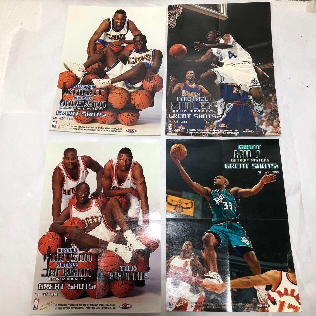 GREAT SHOTS 98年 Hoops ミニポスター NBA バスケット