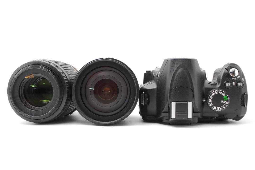 【使用感少美品】ダブルレンズ　Nikon D3000　スマホ転送　小型軽量ボディ