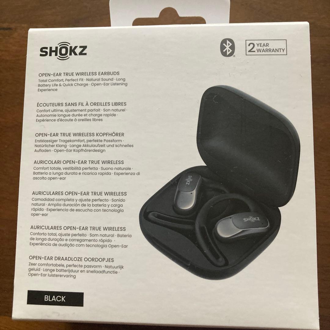 SHOKZ OPENFIT AIR SE ブラック