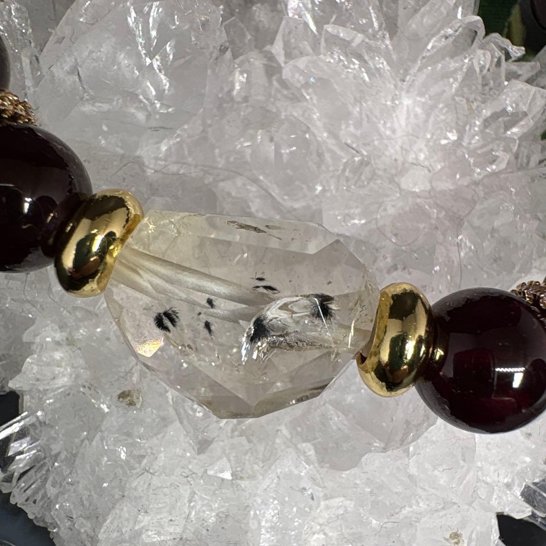 ＊みだきゆ様お取置き1/31＊ロマネサイトインシトリン（虹入り）　【良質】ガーネ