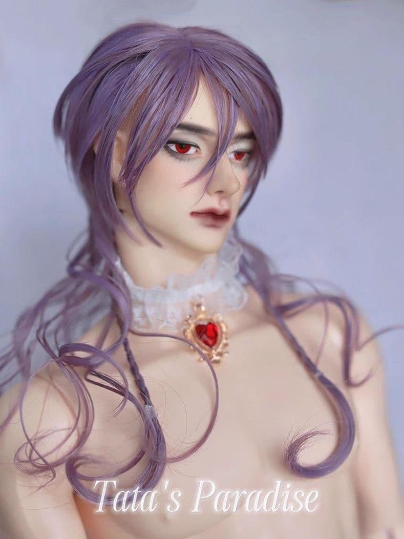 AX721 BJD 1/3 人形 ドール ウィッグ カツラ 耐熱 ハンドメイド