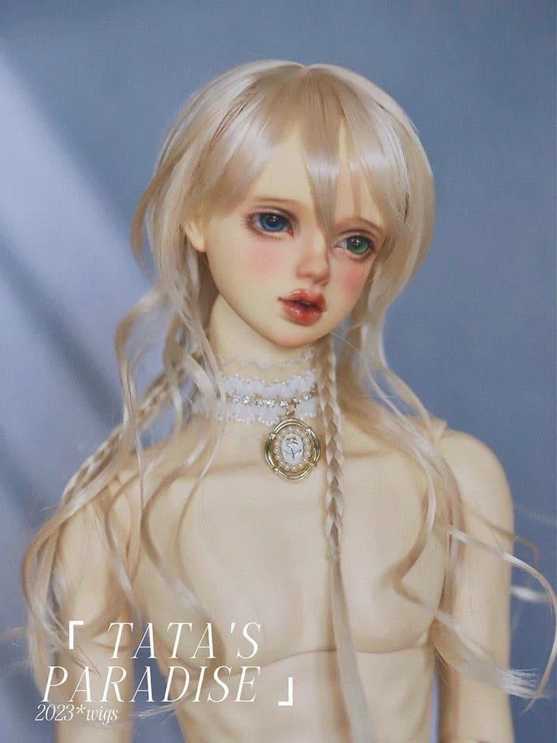 AX721 BJD 1/3 人形 ドール ウィッグ カツラ 耐熱 ハンドメイド