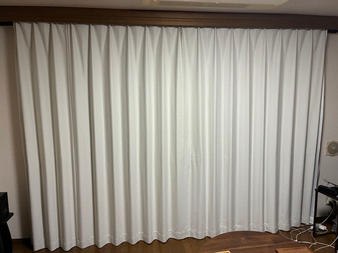 ニトリ　カーテン(150×220×2)・レース(150×218×2) セット