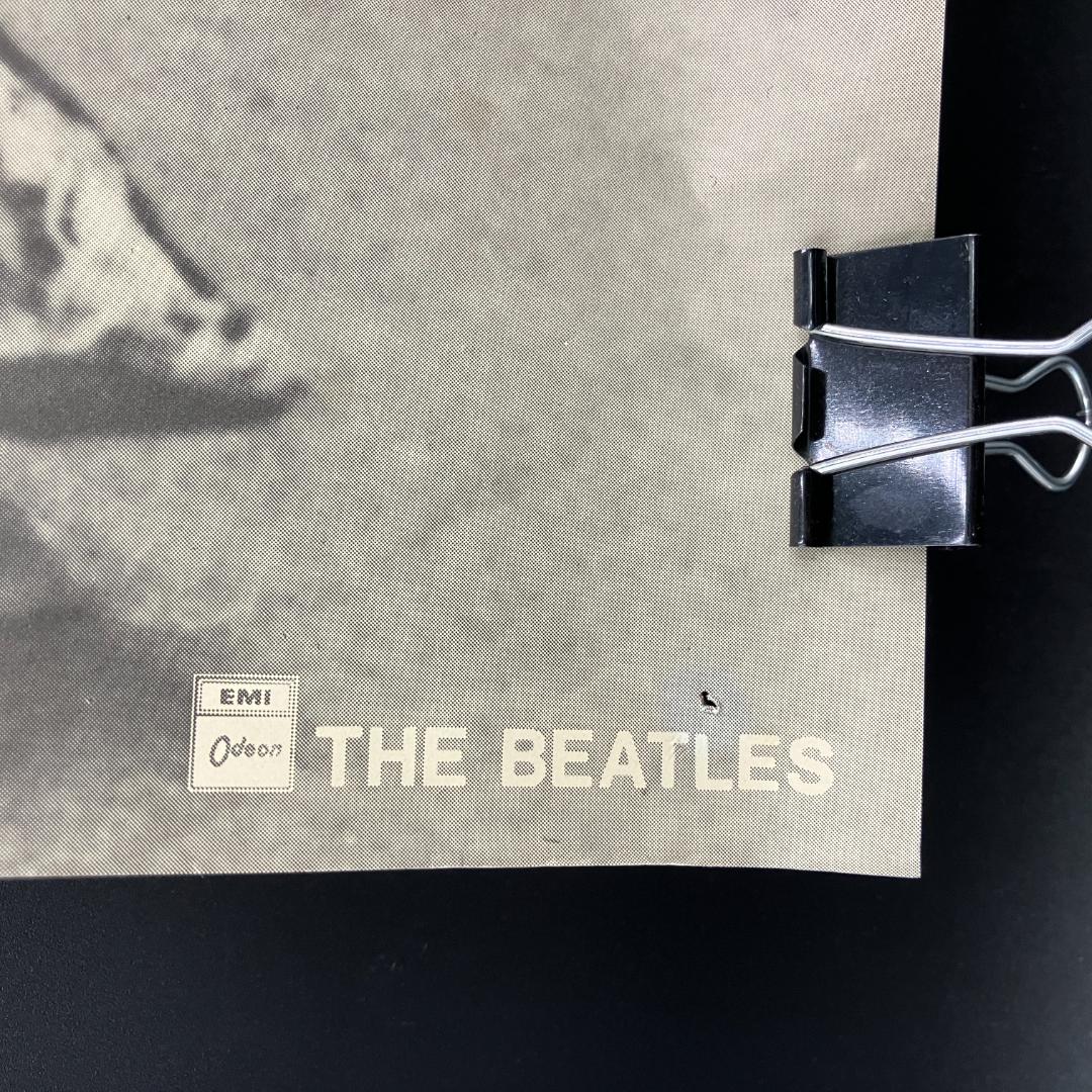 ビートルズ ポスター 横 モノクロ 東芝EMI R8SB346