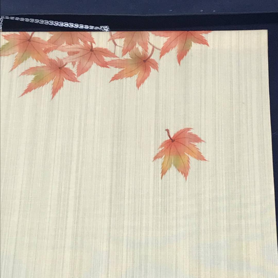 【真作】野中晃司/秋景山水人物図/秋景山水図/秋山帰樵/掛軸☆宝船☆AB-501