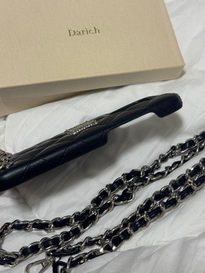 Darich ストーンロゴキルティングiPhone15ProMaxケース