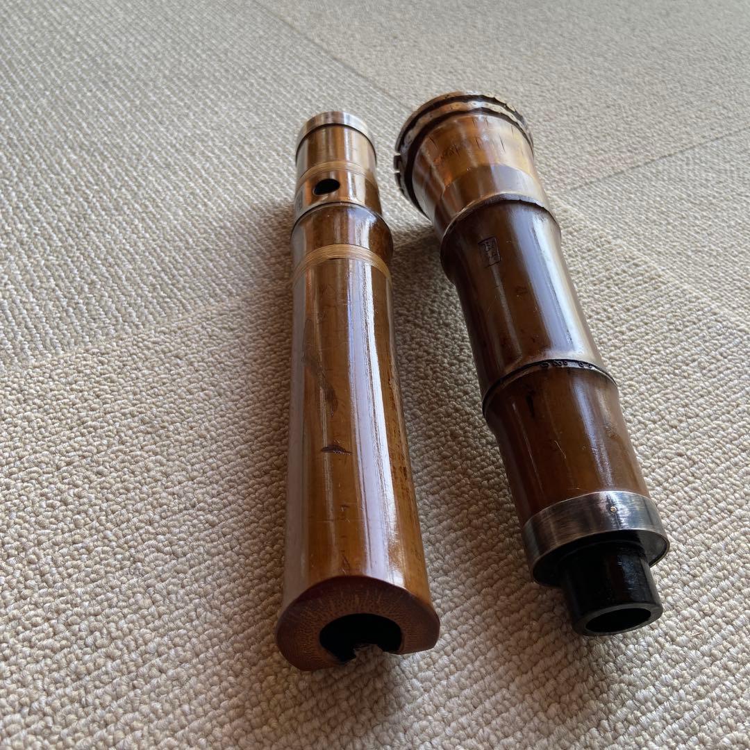 173 尺八　一尺五寸管　銘竹風ニ印