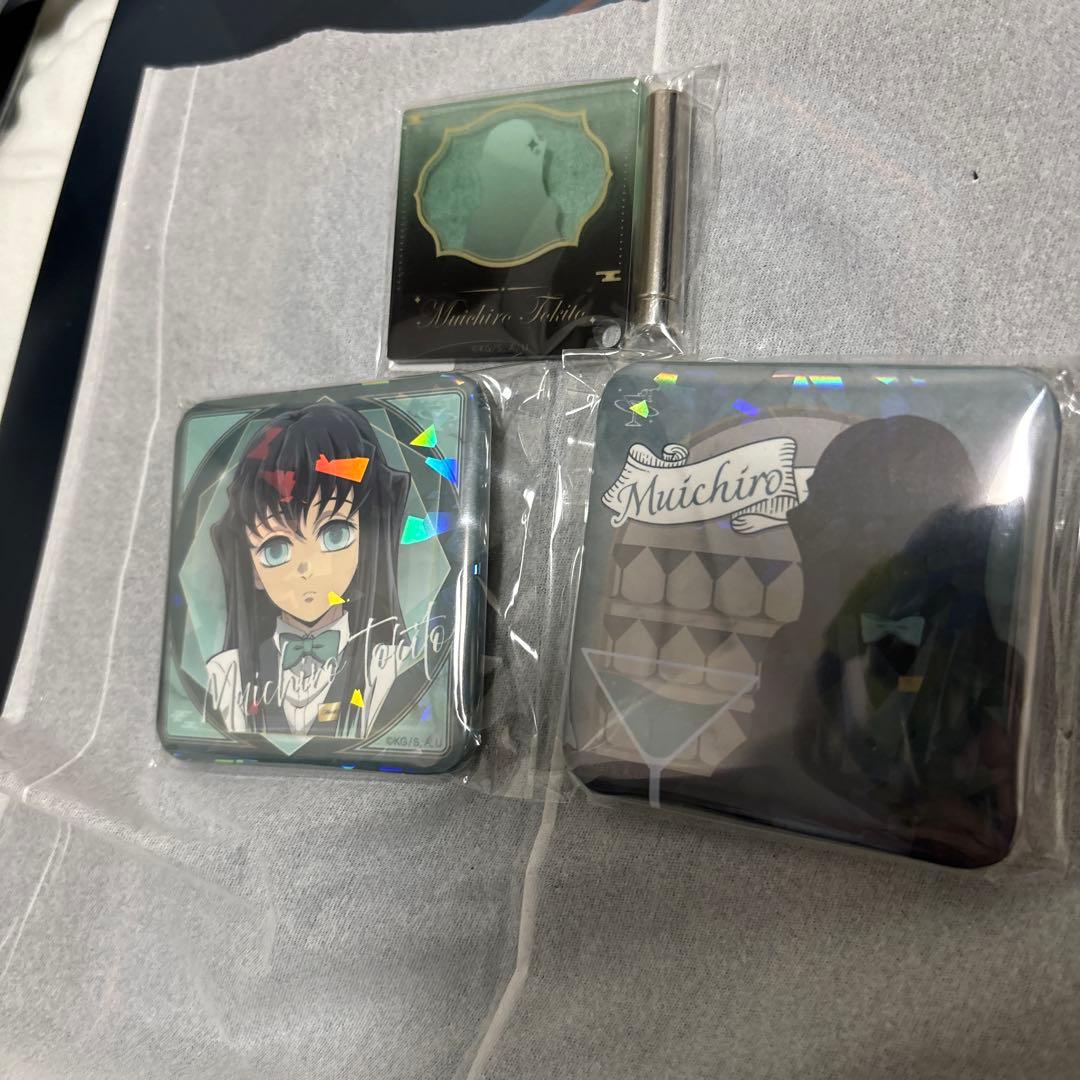 【新品未開封】 鬼滅の刃　時透無一郎　缶バッジ　とパネルモクテルバー 3点セット