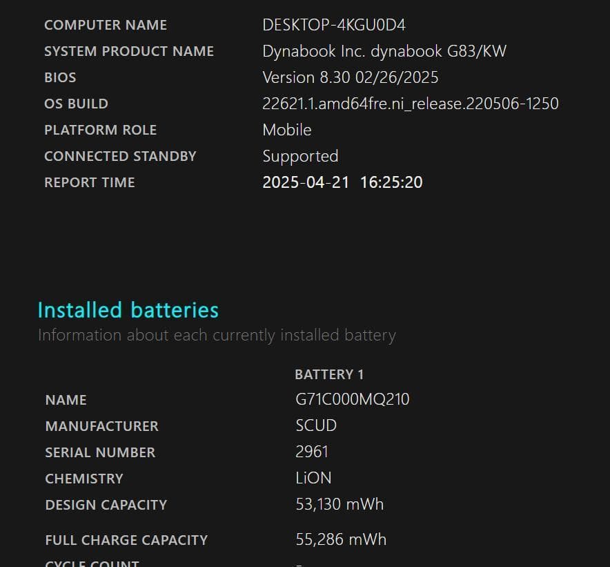 東芝　Dynabook G83/KW　高性能　2023年モデル(K-217)