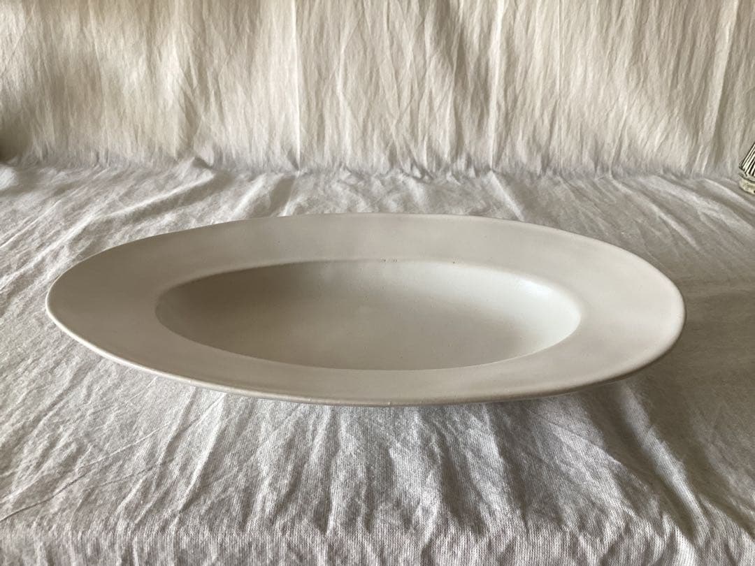 安藤雅信 オーバル 皿 ギャルリ百草 リム皿