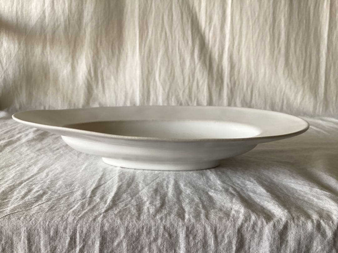 安藤雅信 オーバル 皿 ギャルリ百草 リム皿