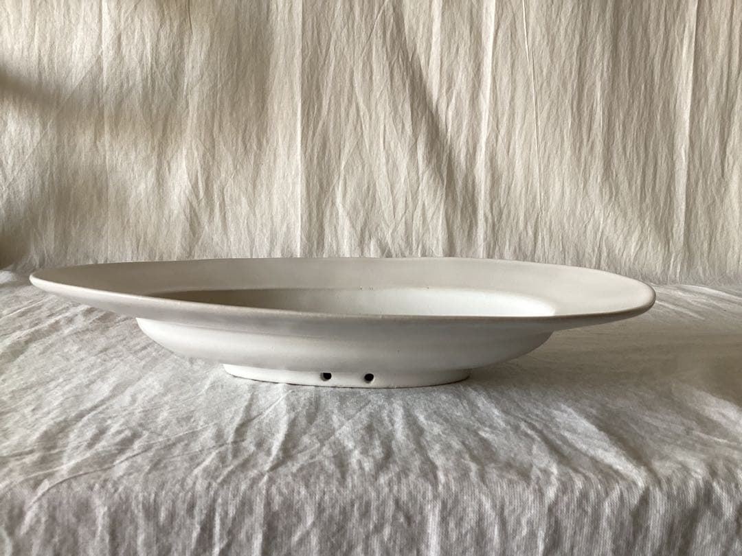 安藤雅信 オーバル 皿 ギャルリ百草 リム皿