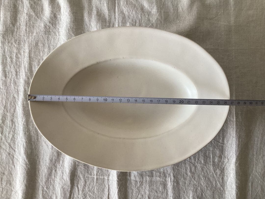 安藤雅信 オーバル 皿 ギャルリ百草 リム皿