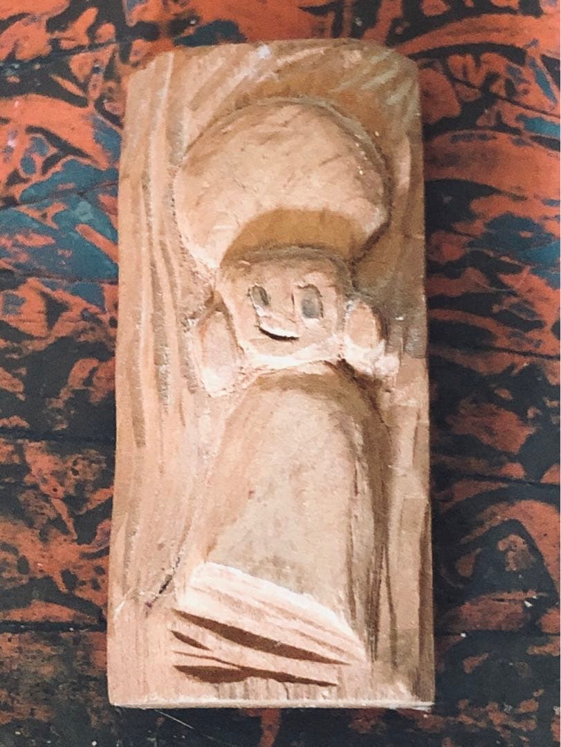 優しい仏様　蒼雲昨　未開眼　木製仏像彫刻 閻魔大王の仮の姿　５４万円　超希少仏