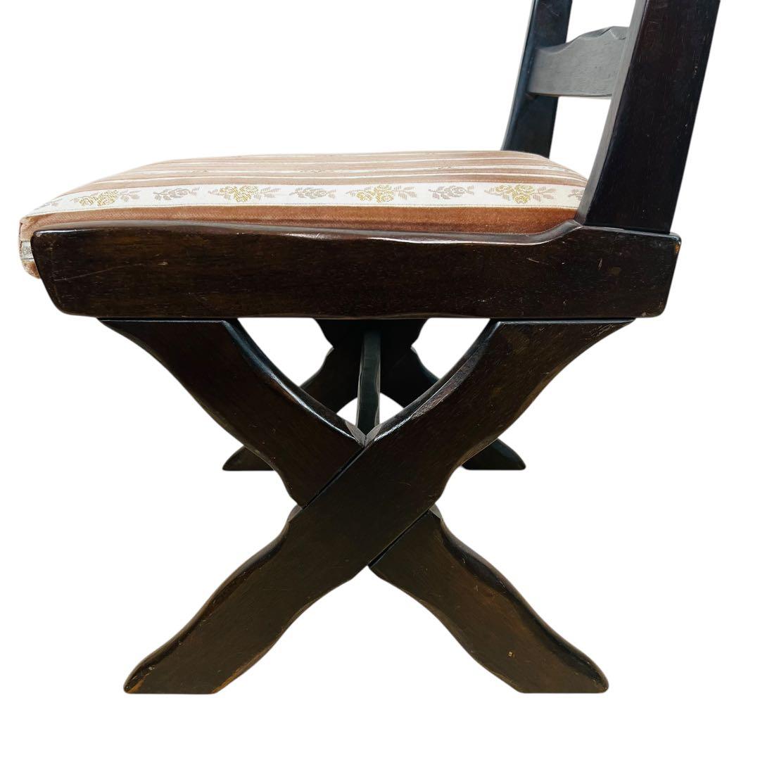 希少 オールド カリモク RUSTIC アンティーク チェア ..