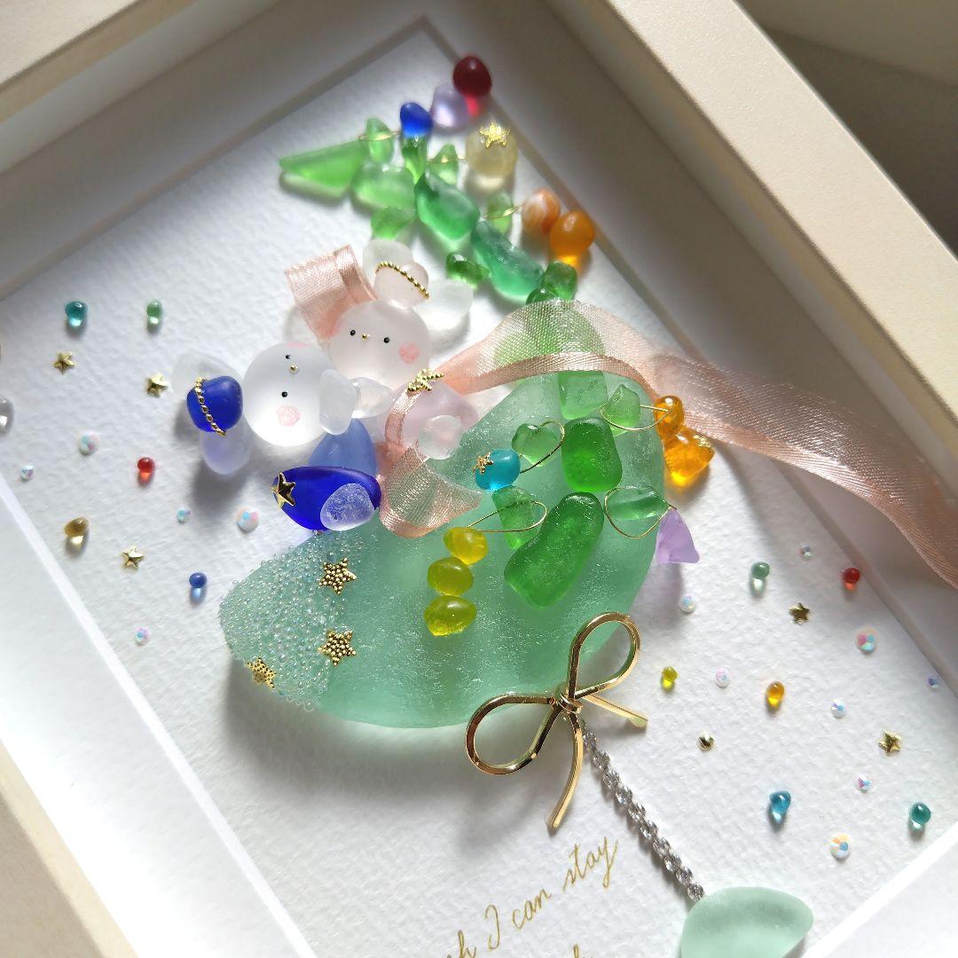 シーグラスアート『 七夕カクテル.。.:*☆』