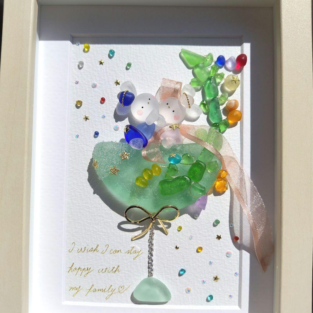 シーグラスアート『 七夕カクテル.。.:*☆』