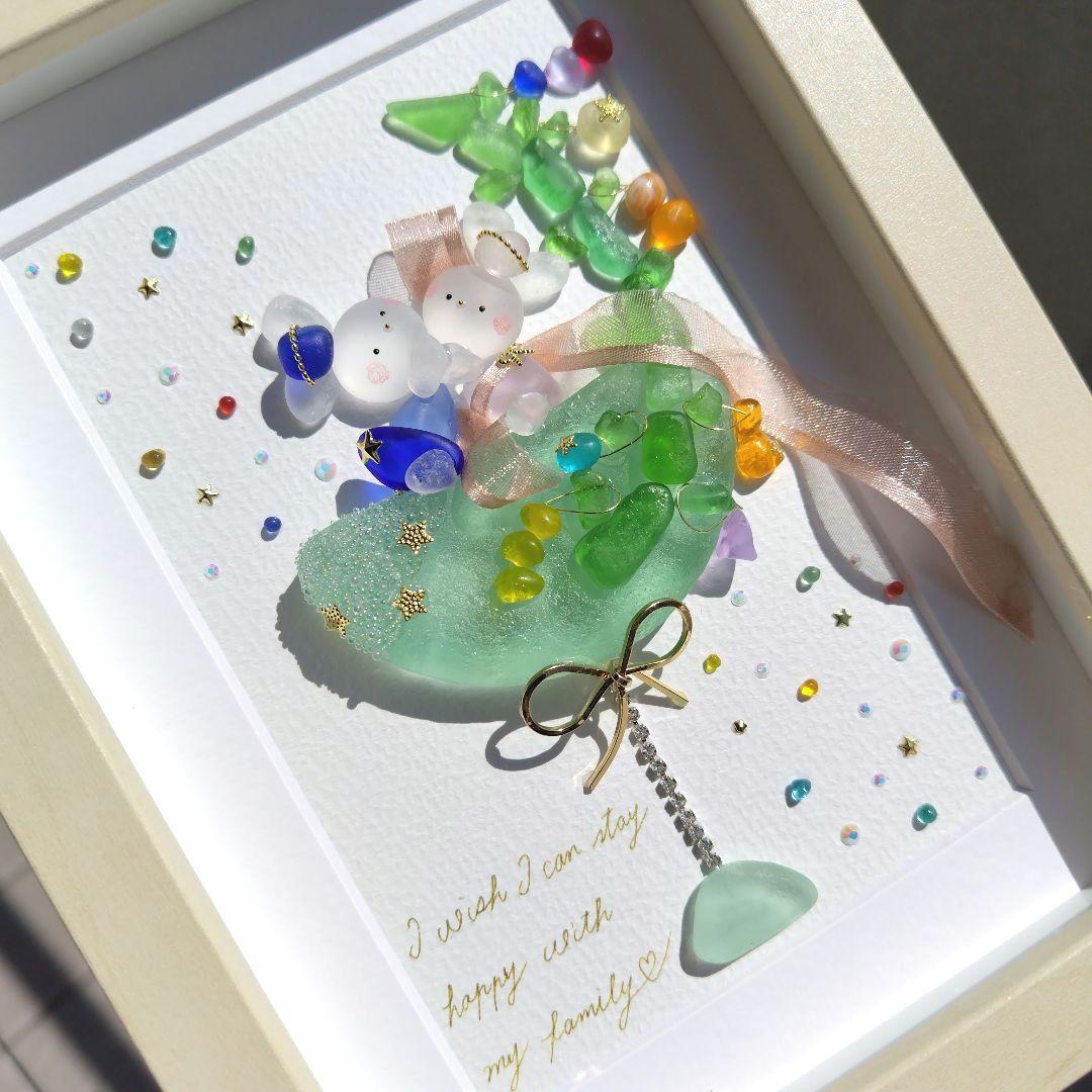 シーグラスアート『 七夕カクテル.。.:*☆』