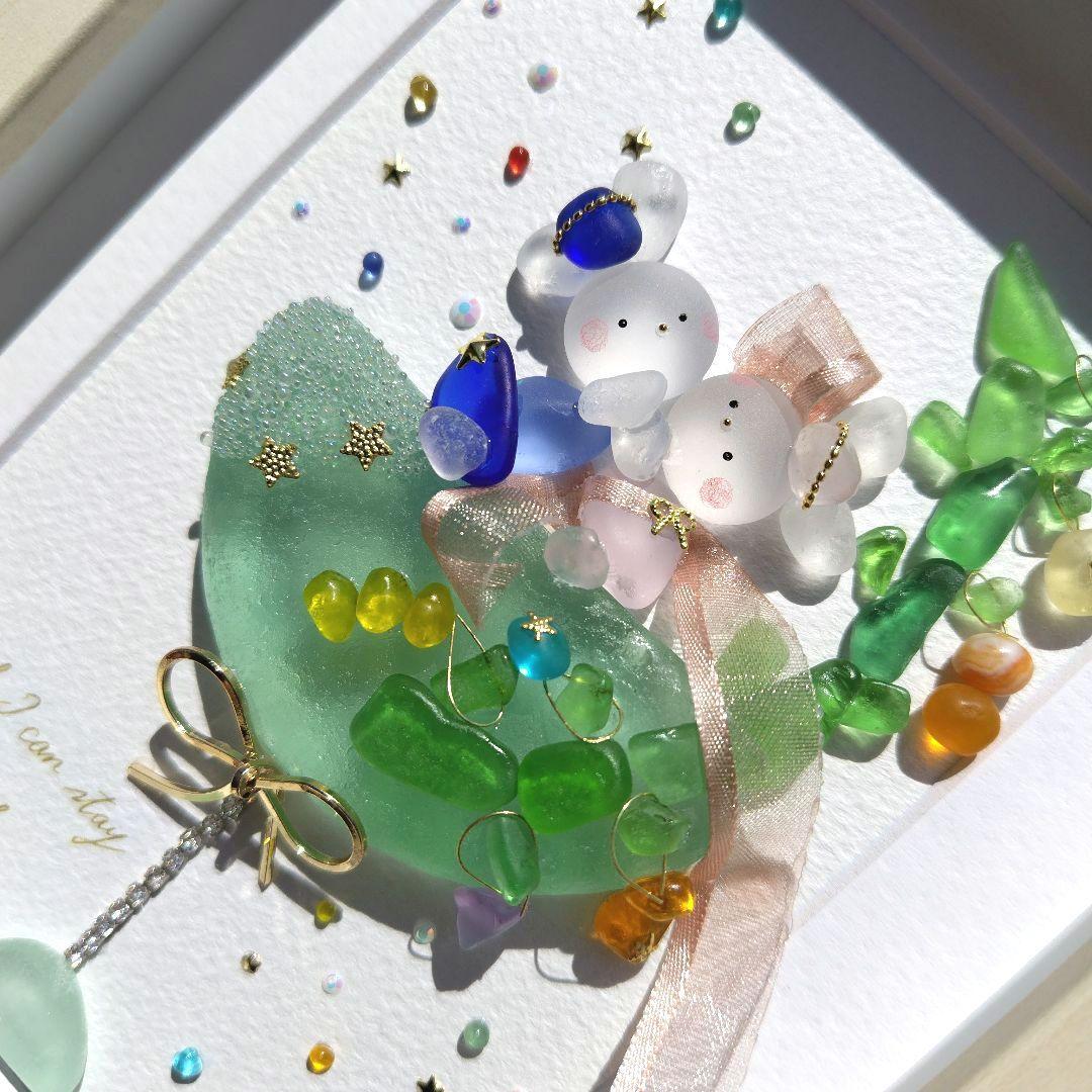 シーグラスアート『 七夕カクテル.。.:*☆』