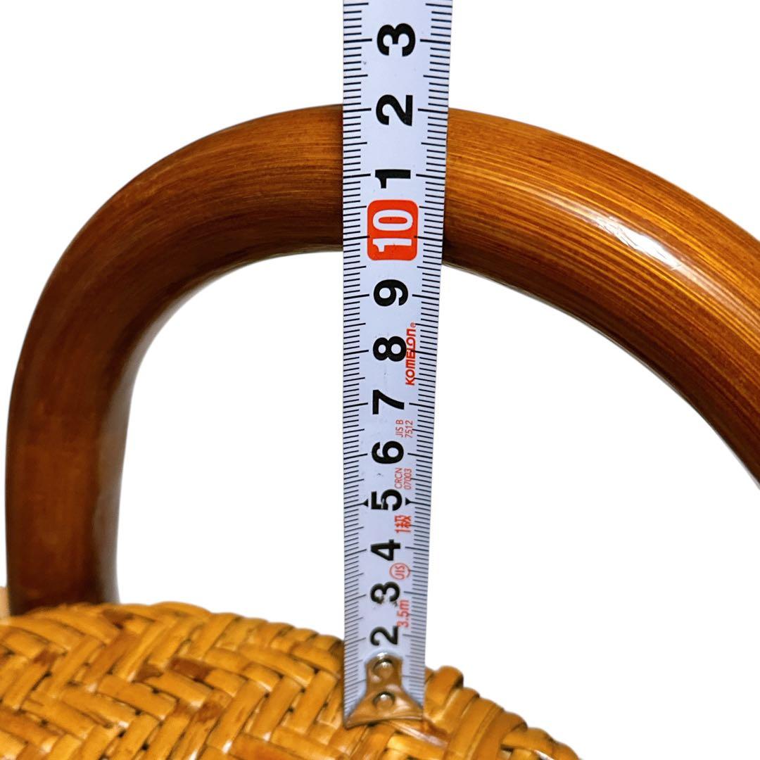 ラタン スツール 籐椅子 高さ60cm カウンターチェア