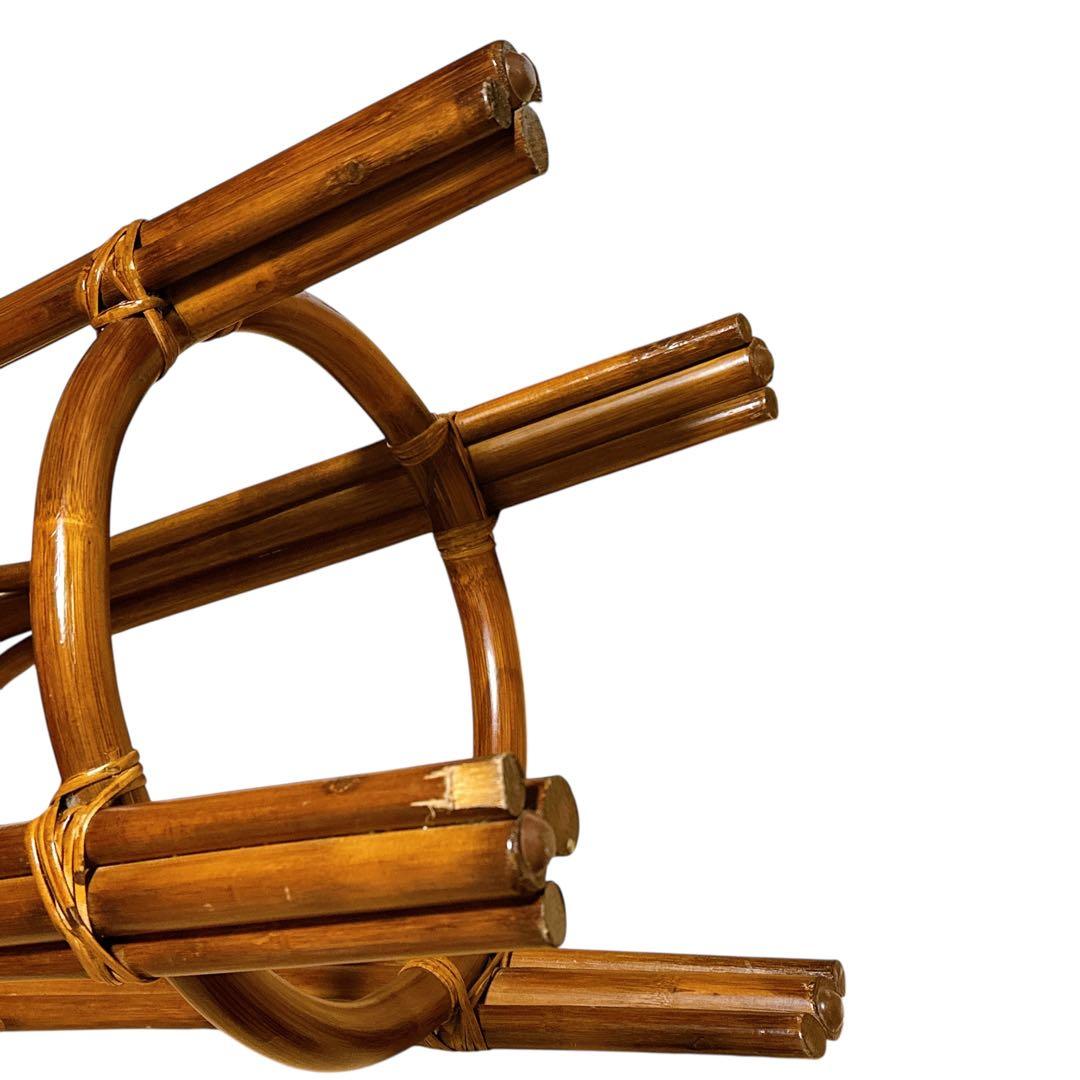 ラタン スツール 籐椅子 高さ60cm カウンターチェア