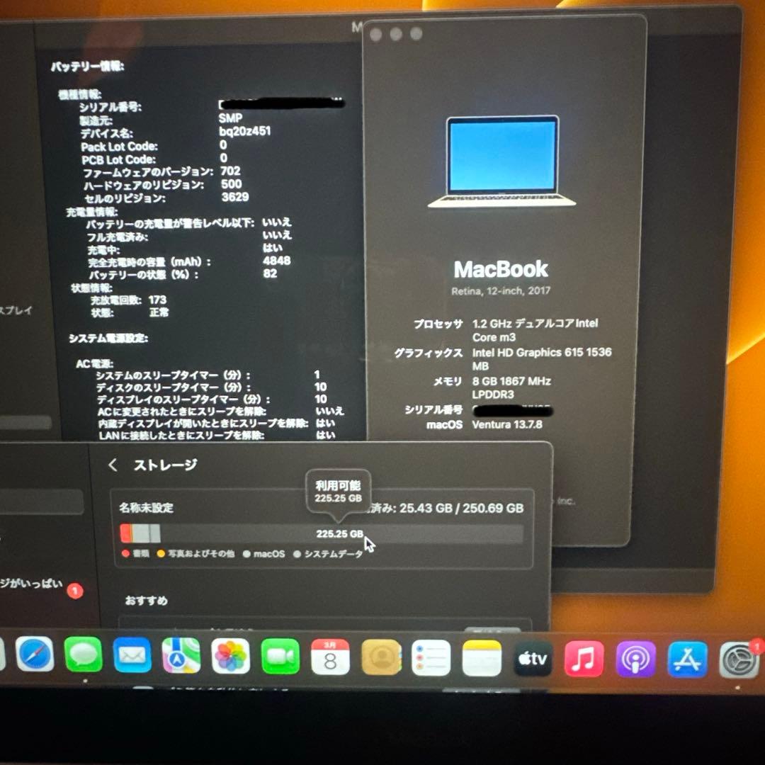 Apple Mac Book GOLD 最小モデル カバーセット♡