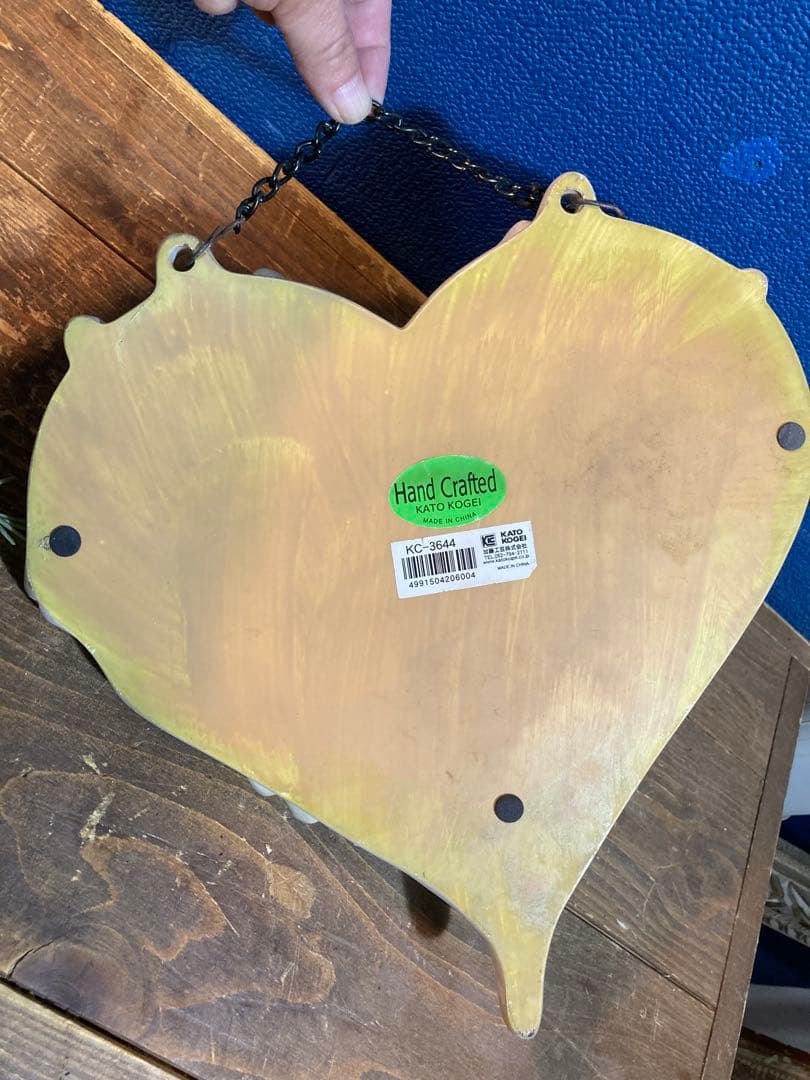 A 天使　エンジェル　壁掛けインテリア　ロココ調　ウェルカムボード　アンティーク