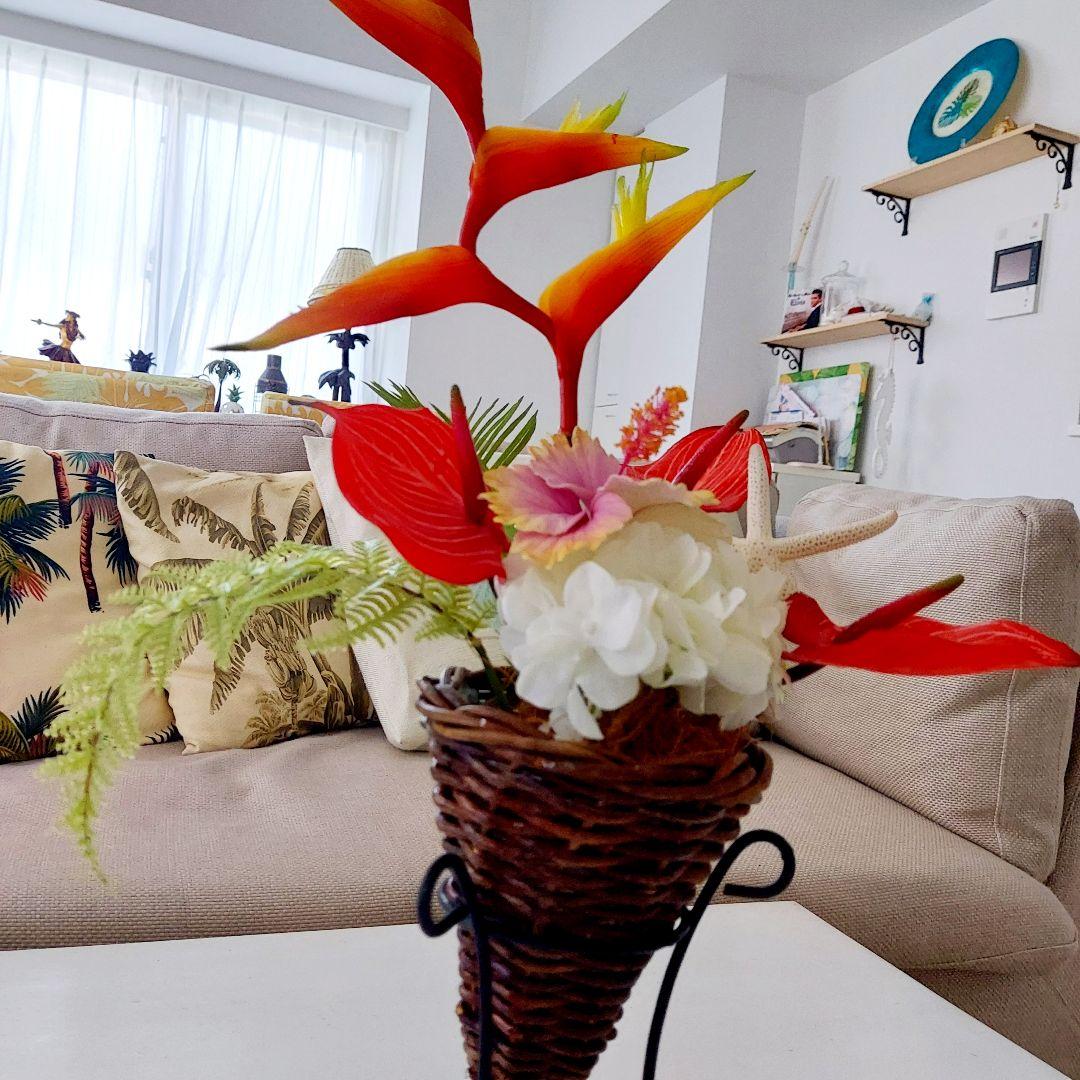 新品 ヘリコニア＆ハイビスカス トロピカル フラワーアレンジメント 2