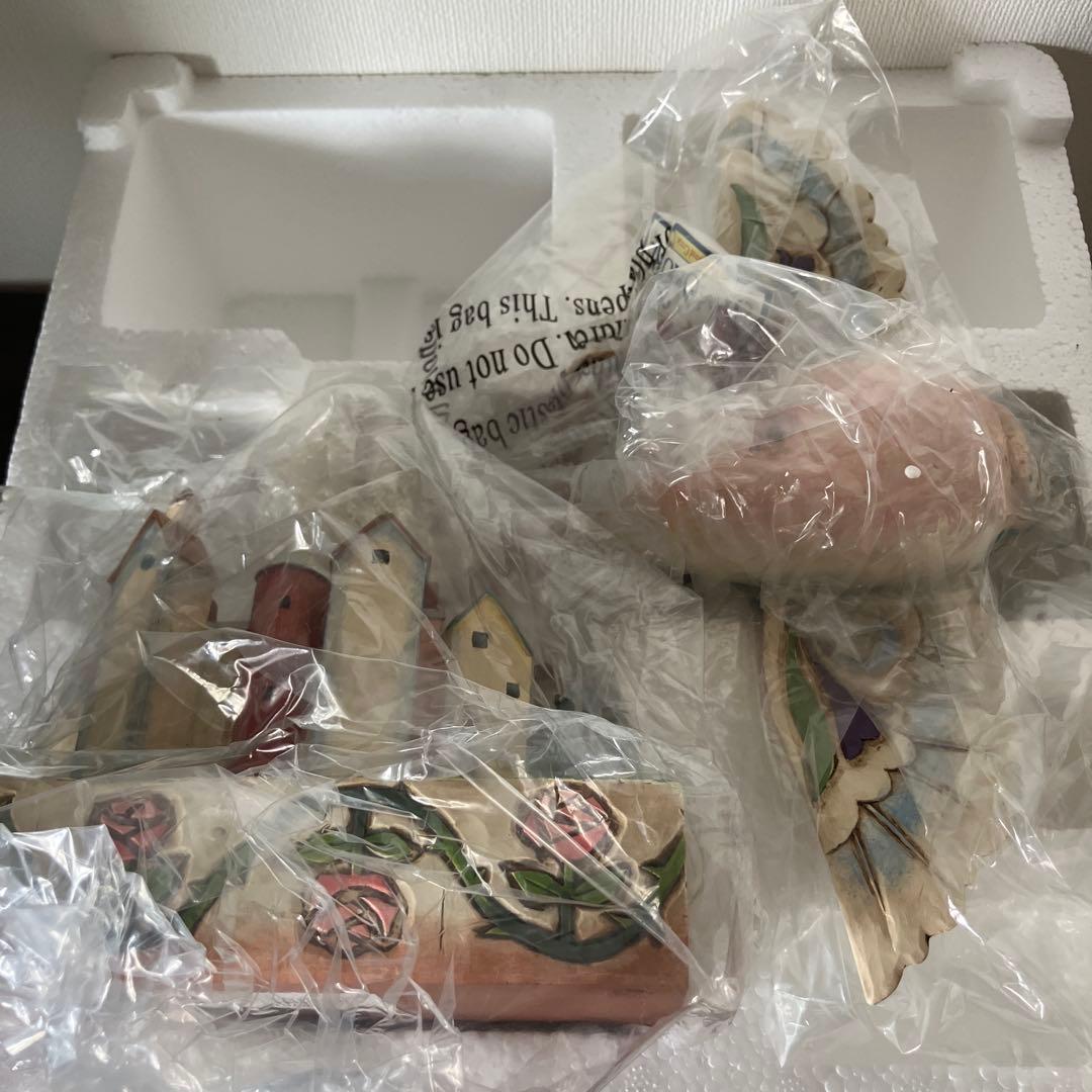 エネスコ　ジムショア　マザーグース　フィギュア　置物　魔女　白鳥　フィギュリン