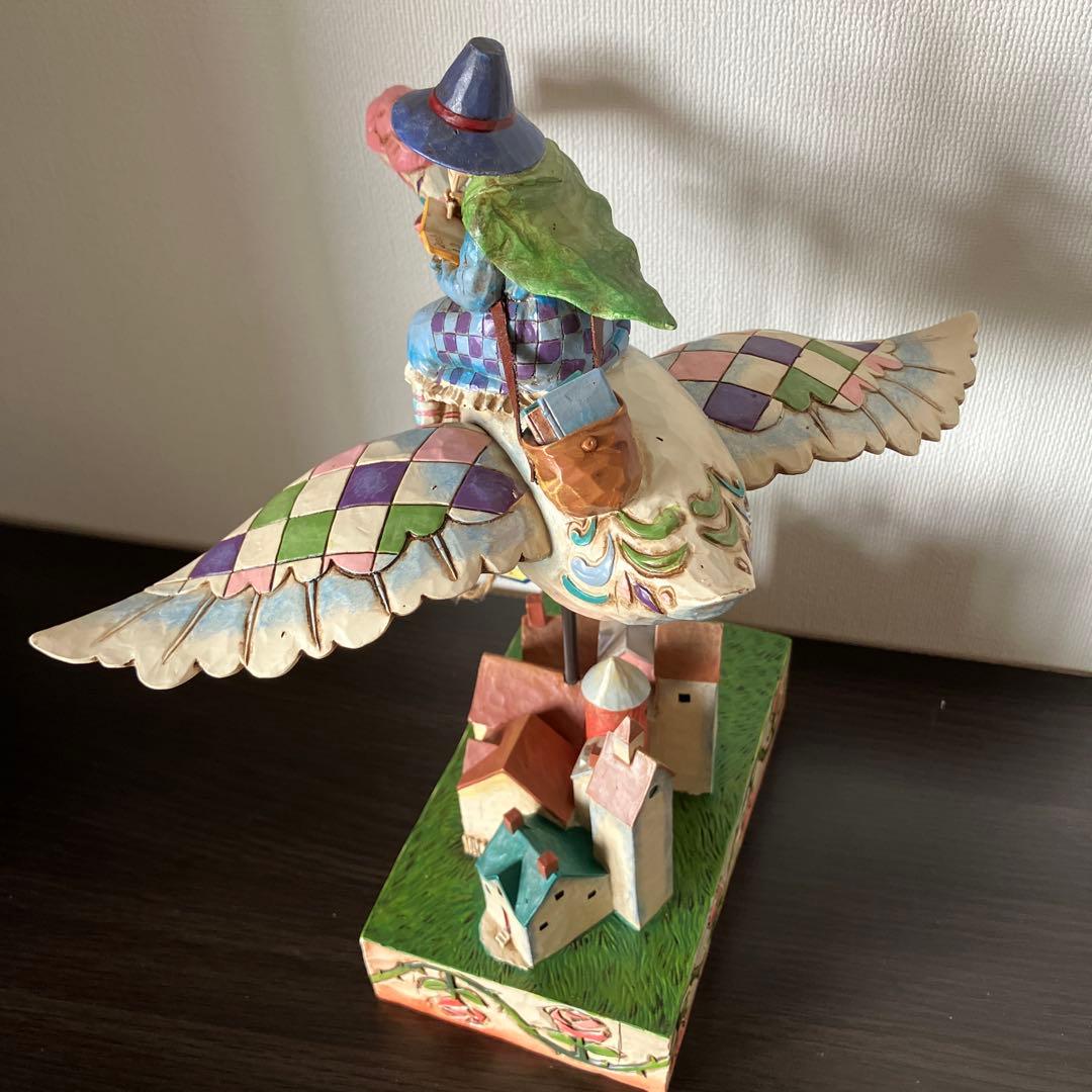 エネスコ　ジムショア　マザーグース　フィギュア　置物　魔女　白鳥　フィギュリン