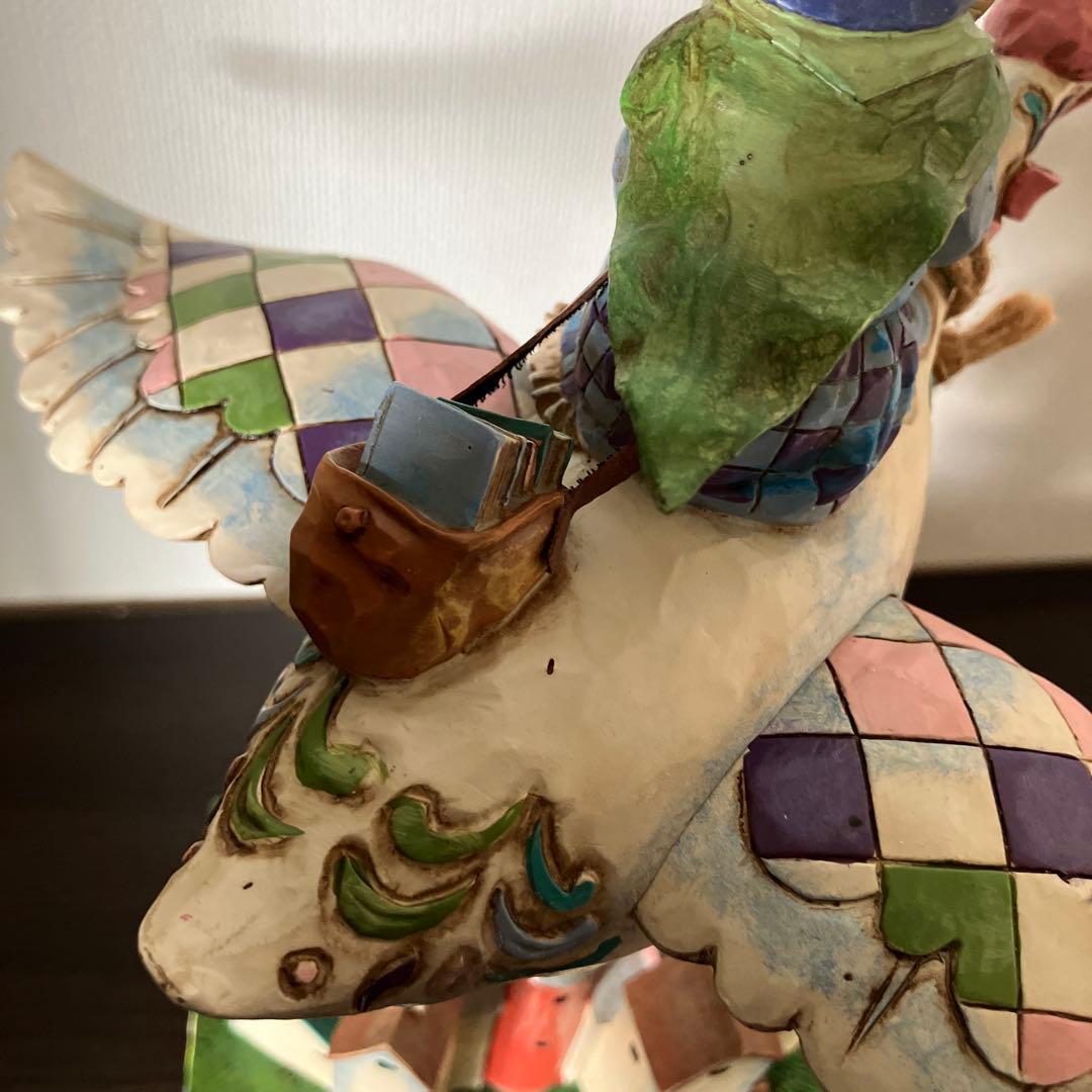 エネスコ　ジムショア　マザーグース　フィギュア　置物　魔女　白鳥　フィギュリン