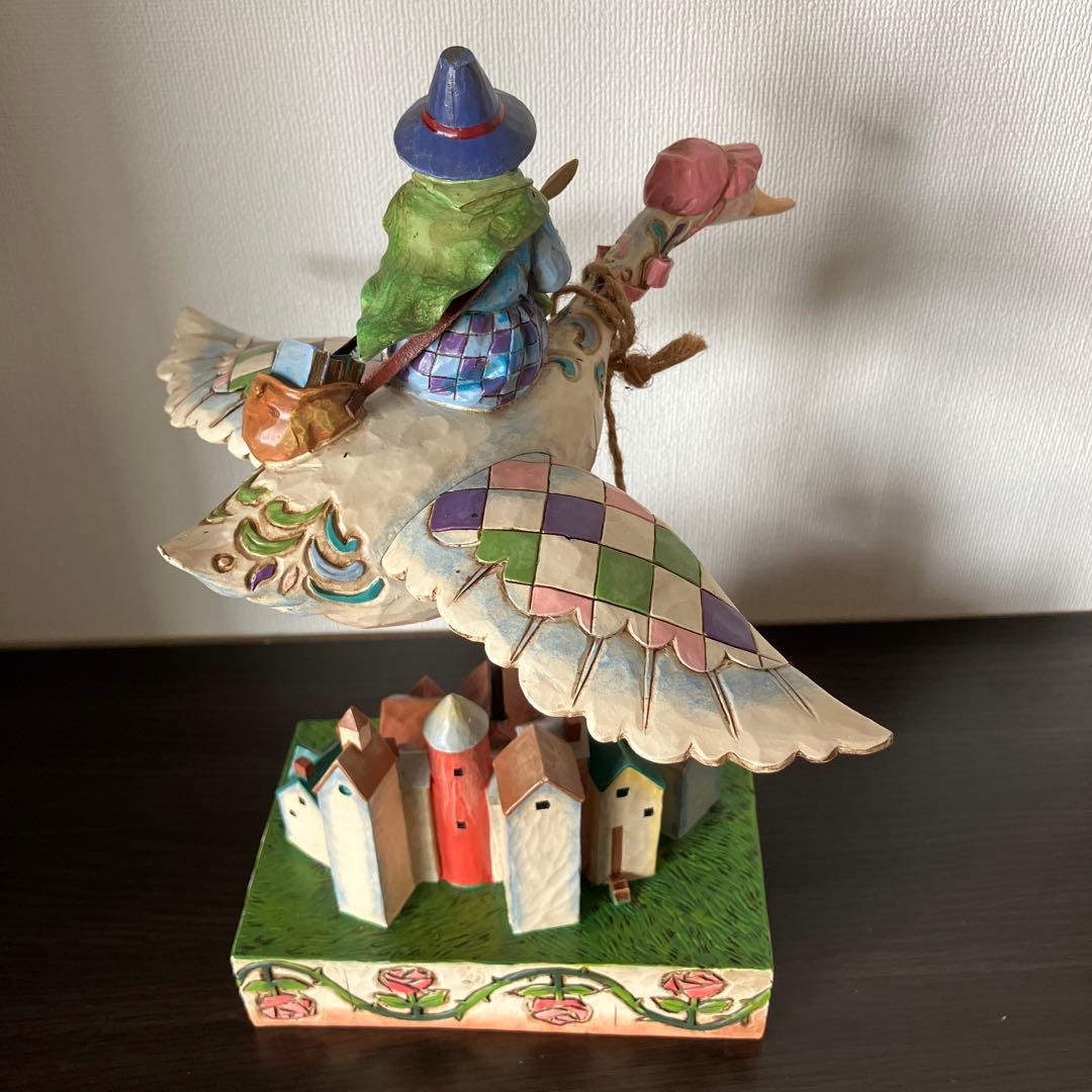 エネスコ　ジムショア　マザーグース　フィギュア　置物　魔女　白鳥　フィギュリン