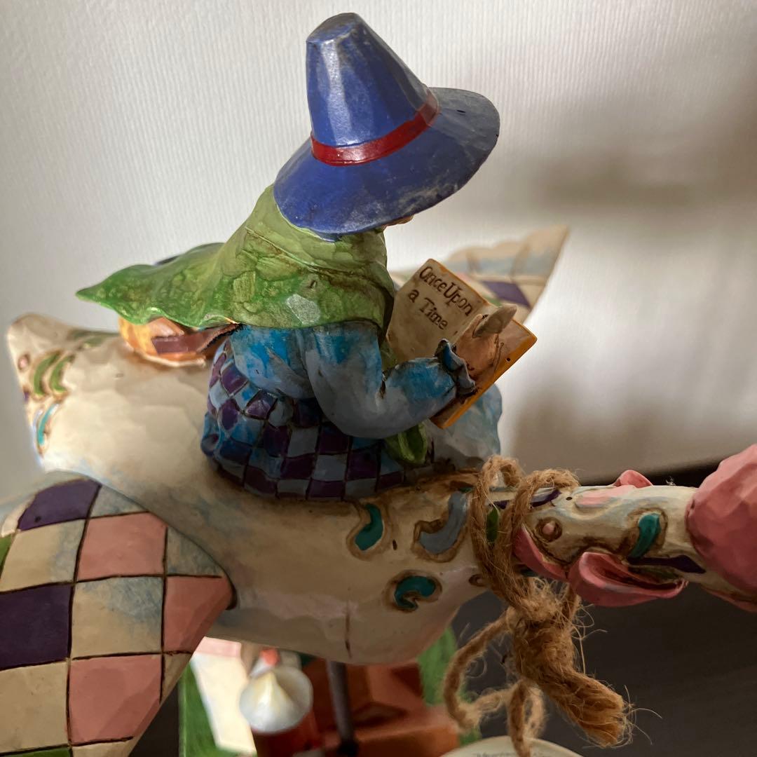 エネスコ　ジムショア　マザーグース　フィギュア　置物　魔女　白鳥　フィギュリン