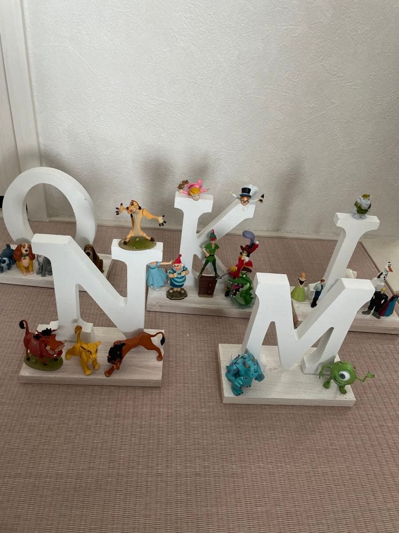 ウェルカムスペース テーブルナンバー 結婚式 アルファベット イニシャル