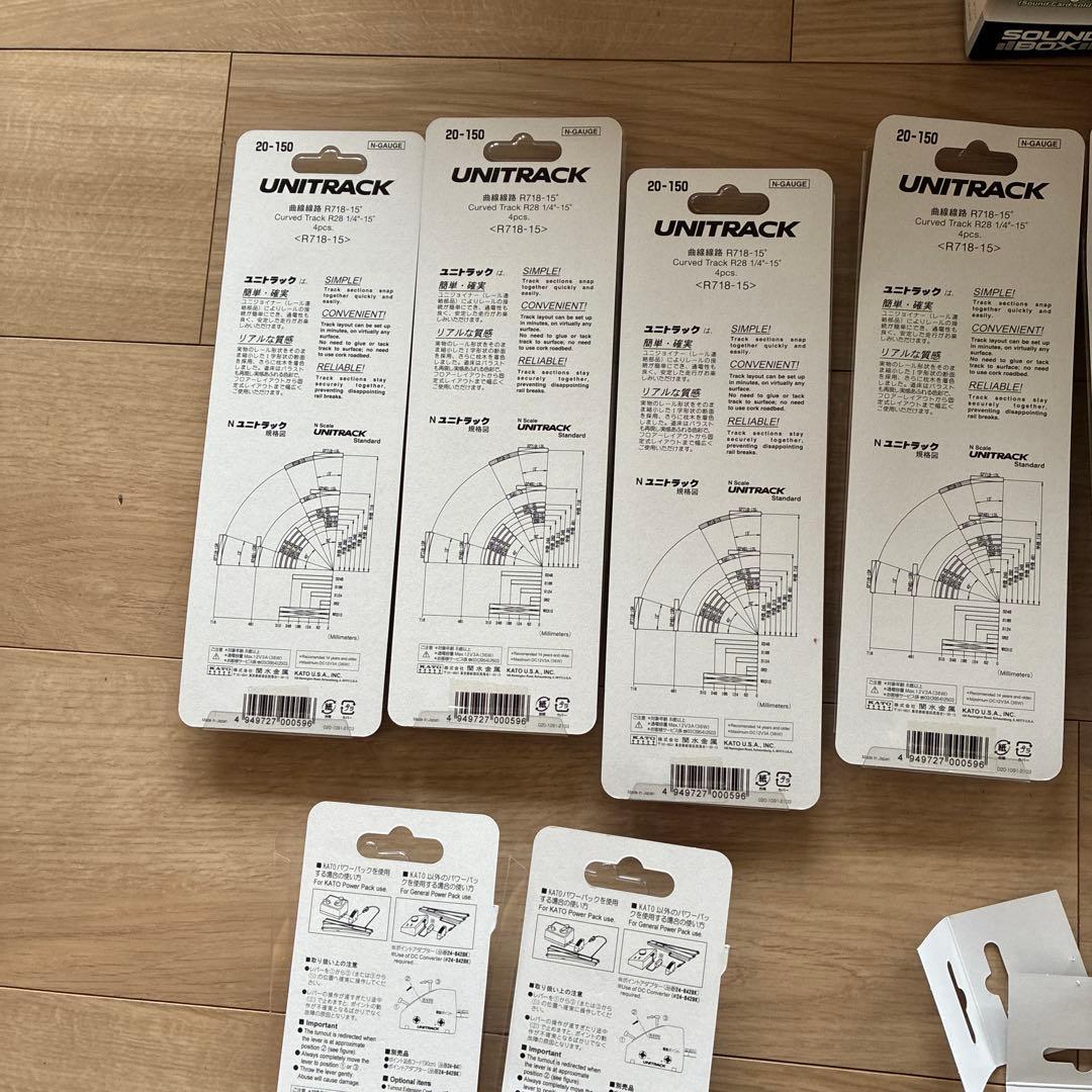 【空箱】本体無し★KATO★Nゲージ★レール・コントローラー・サウンドボックス他