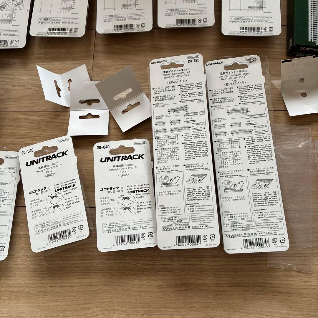 【空箱】本体無し★KATO★Nゲージ★レール・コントローラー・サウンドボックス他