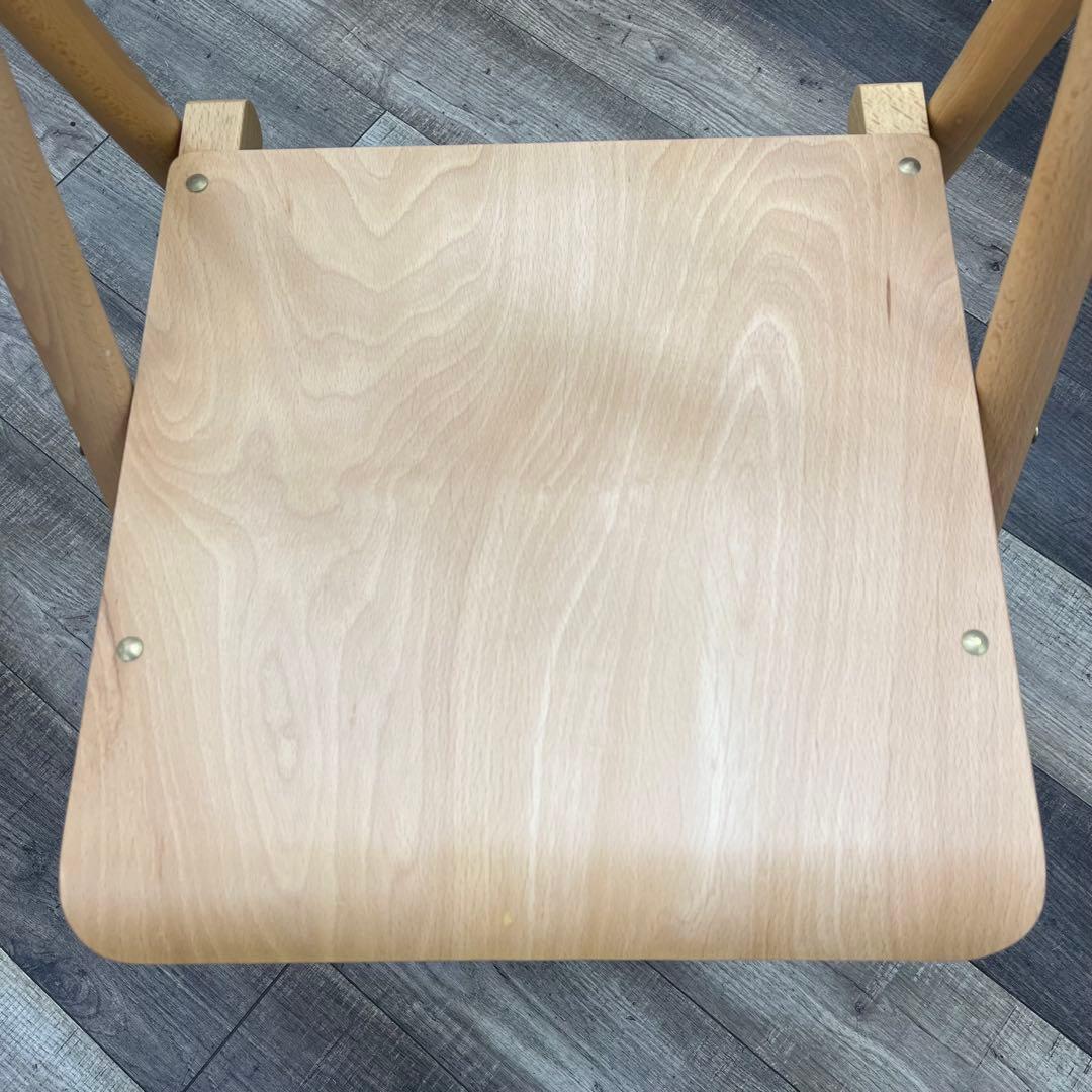 【美品】無印良品 廃盤　折り畳み椅子　ブナ木材 フォールディングチェア